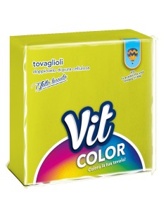 Vit Color 25 Tovaglioli Doppio Velo 32x32cm - Cedro